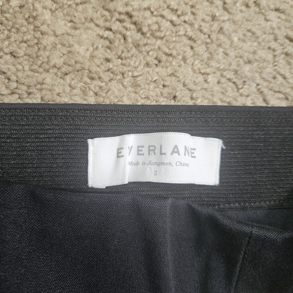 Everlane Women's Dark Blue Skinny Pants - Picture 2 of 7